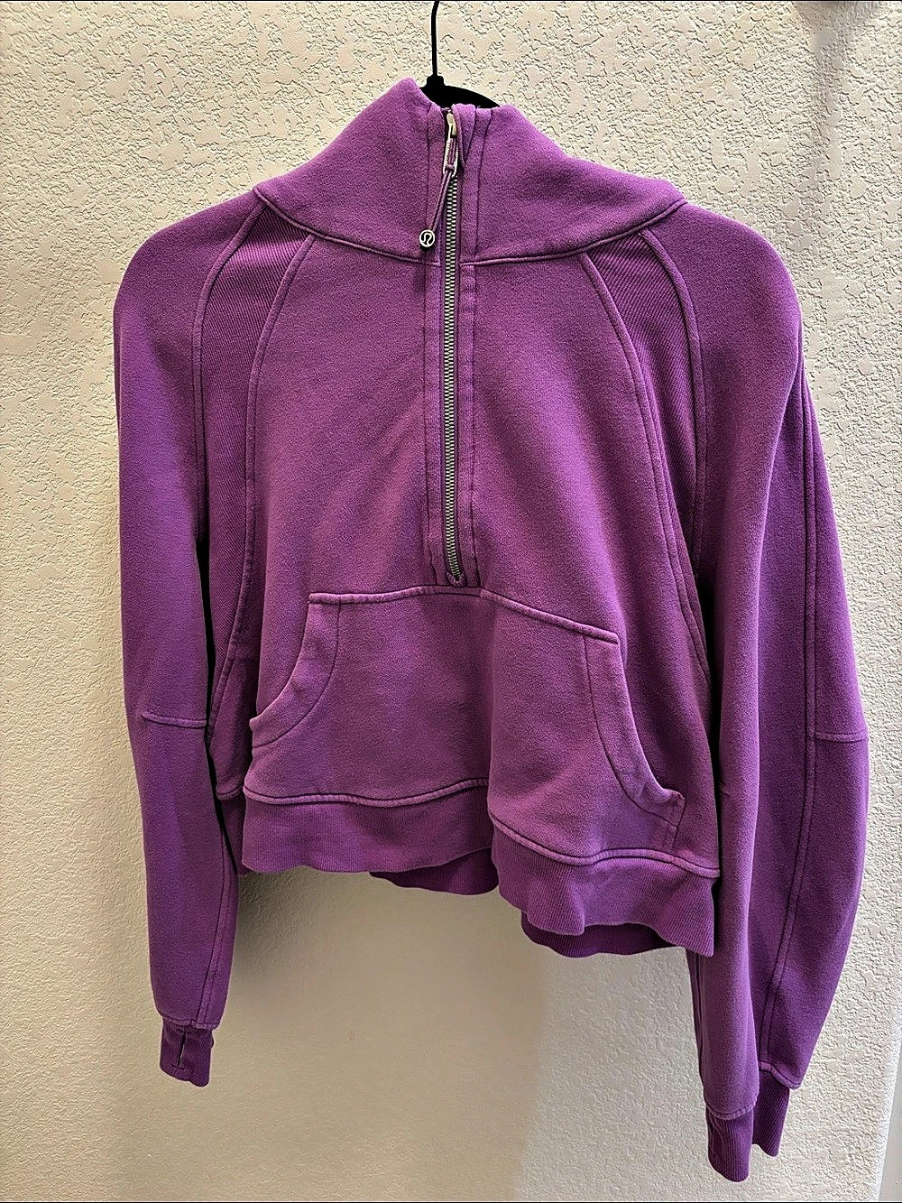 lululemon Scuba Oversized Half-Zip Hoodie Purple